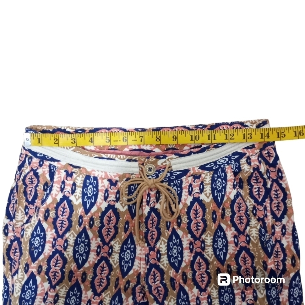 Pilcro Paz Ikat Joggers Royal Blue Sz 26 - Picture 12 of 16